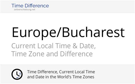 gmt to bucharest|Time zone difference: GMT to Bucharest .